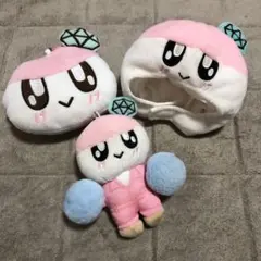 SEVENTEENボンボンイペンライトカバーキーリングぬいぐるみパスケース3点