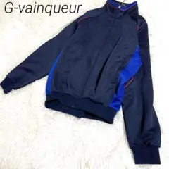 G-vainqueur ジップアップジャケット L ネイビー/ブルー　スポーツ