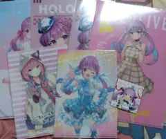 ホロライブ　湊あくあ　クリアファイル　まとめ売り