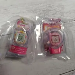 新品未開封　たまごっち　パッケージチャーム　２種類セット　フリルぴんくふらわー