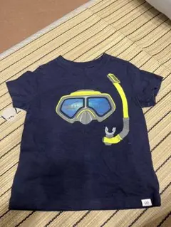 baby GAP シュノーケル柄 半袖Tシャツ ネイビー 3yearsのサムネイル