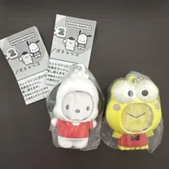 フォトフレームマスコット2 ポチャッコ けろっぴ　顔はめマスコット　キーホルダー