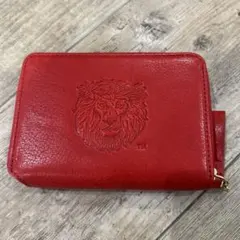 ear PAPILLONNER LION COFFEE レザー二つ折り財布のサムネイル