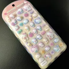 新品 サンリオ コットンパフィーシール キティ