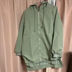 オリーブグリーン フード付きジャケット