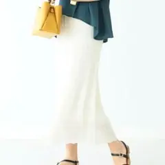 B:MING by BEAMS ロングスカート　マキシスカート　クリーム