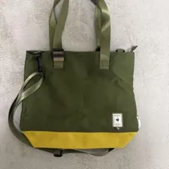 Le Coq Sportif トートバッグ オリーブグリーン