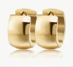 高品質サージカルステンレス金属アレルギー ☆超人気☆シンプルフープピアス