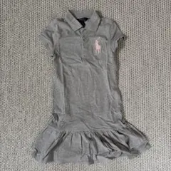 ラルフローレン ビッグポニー ポロワンピース グレー S(7)