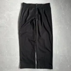 90s Edwin ツータックチノパンツ ブラック フリスコ USA古着 ワイド