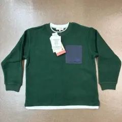 LOGOS DAYS 緑色 ポケット付きトレーナー