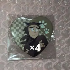 忍たま乱太郎 ナンジャタウン ハート缶バッジ 諸泉尊奈門 4点