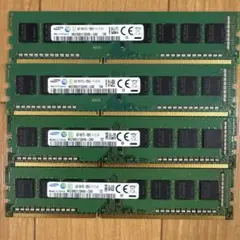 Samsung ddr3 1600 4GB 4枚