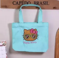 日焼けキティ トートバッグ水色