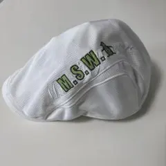 マンシング　M.S.W. メッシュキャップ ホワイト