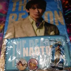 EXILE NAOTO クッション クリアチャーム 缶バッジ タオル