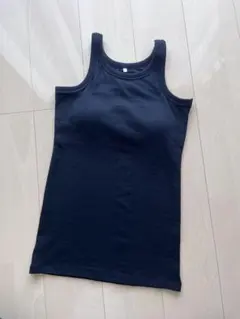 カップ付きタンクトップ ブラック Mサイズ