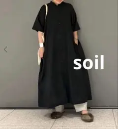 【SOIL】60s CAMBRIC BANDED COLLAR DRESSのサムネイル
