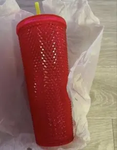 スターバックス　バンピー　コールドカップ　タンブラー　ホリデー　海外限定　レッド