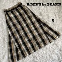 良品❤️B:MING by BEAMS/スカート/チェック柄/サイズSのサムネイル