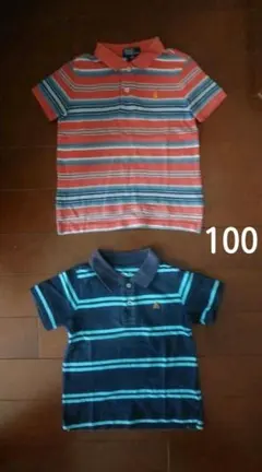 子供服　100　ポロシャツ２枚セット