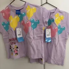 ディズニー ミッキーマウス Tシャツ 95、80 ペア　お揃い