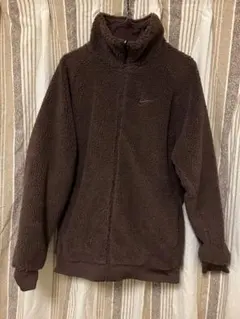 ナイキ リバーシブル　ナイロンボアジャケット　ダークブラウン　美品