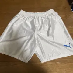 PUMA サッカー　ゲームパンツ　白　フットサル　練習用