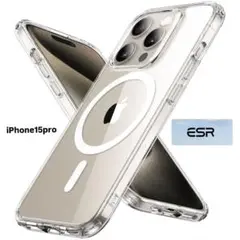 新品 ⟡ ESR iPhone15Pro ケース MagSafe 傷防止 磁気