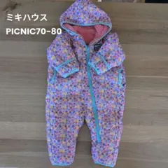 ミキハウス　PICNIC　ジャンプスーツ　カバーオール