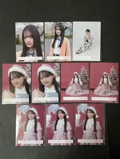 櫻坂46 目黒陽色 生写真 四期生お披露目制服 浴衣 サンタ 10枚セット