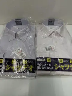 AN LIFE 長袖ワイシャツ M-78 ストライプ & M-82 ピンク