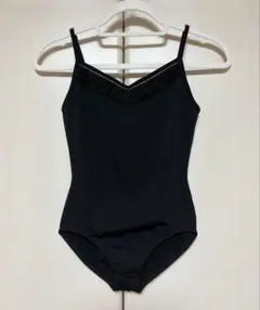 Chacottチャコットブラックフリルレオタード レディースM