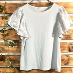 ハニーズ GLACIER Tシャツ 半袖Tシャツ 袖異素材トップス サイズMのサムネイル