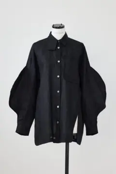 nagonstans Poplin Stripe Roundフレア SH/シャツ - メルカリ