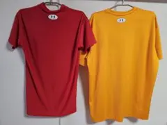 アンダーアーマー丸首半袖シャツ2枚