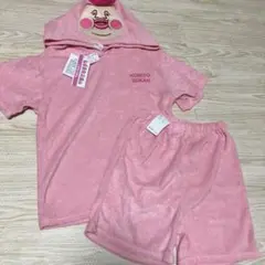 120cm 新品 タグ付き　こびとづかん　なりきり半袖 パジャマ ピンク