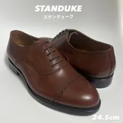 未使用品★STANDUKE スタンデューク ドレスシューズ ブラウンのサムネイル