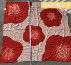 風呂敷　ちりめん　椿柄　　京都　くろちく