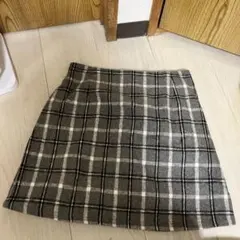 値下げ！試着のみ！Heather アソートチェックミニスカートM ペチパン付き
