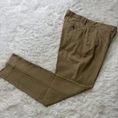 ソンドリオ★トゥモローランド パンツ スラックス ベージュ ストレッチ 48のサムネイル