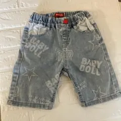 BABYDOLL ハーフパンツ デニム 星形 100cm 男の子 女の子