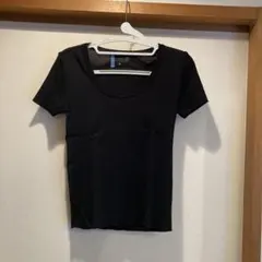 UNTITLED ブラック 半袖ニット 2