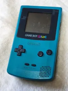 【ジャンク】ゲームボーイカラー ターコイズブルー 本体（電池蓋なし）