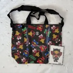 ヒスミニ テディ トートバッグ デビキン ステッカー1枚