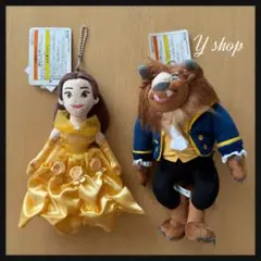 TDL 美女と野獣 ぬいぐるみバッジ セット