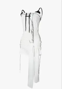 theredthread script drape dress mini - メルカリ
