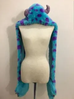 【美品】サリーフード付きマフラー