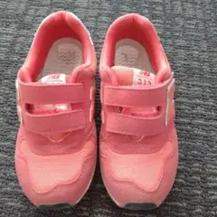 New Balance 313 赤オレンジスニーカー　19.5センチ