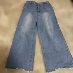 デニムパンツ　ヴィンテージ加工　M レディースのサムネイル